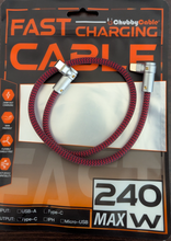 Load image into Gallery viewer, Elbow Connector USB C to C Cable