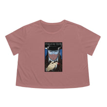 Load image into Gallery viewer, Pwned by Covid - Women's Flowy Cropped Tee