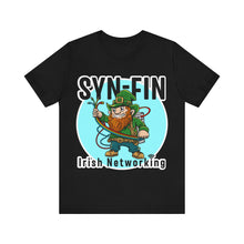 Load image into Gallery viewer, SYN-FIN Irish Networking Tee
