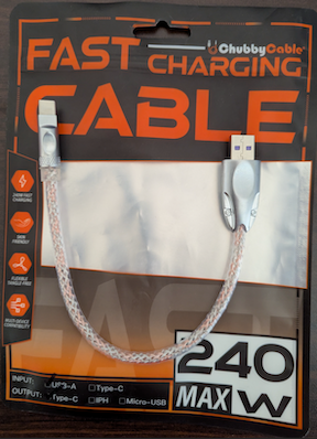 Neon Chubby Luminous Cable USB A to USB C