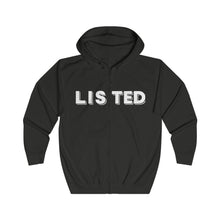 Load image into Gallery viewer, LISTED Unisex Full Zip Hoodie
