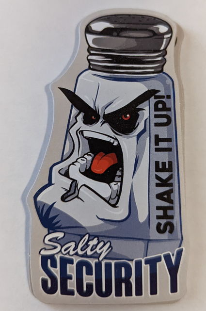 The ORIGINAL Salty Security Sticker